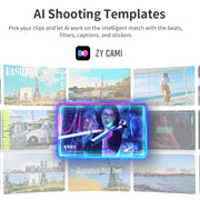 ZHIYUN Smooth 5S 3-Axis Smartphone Handheld Gimbals Stabilizer, Spec: Standard Black