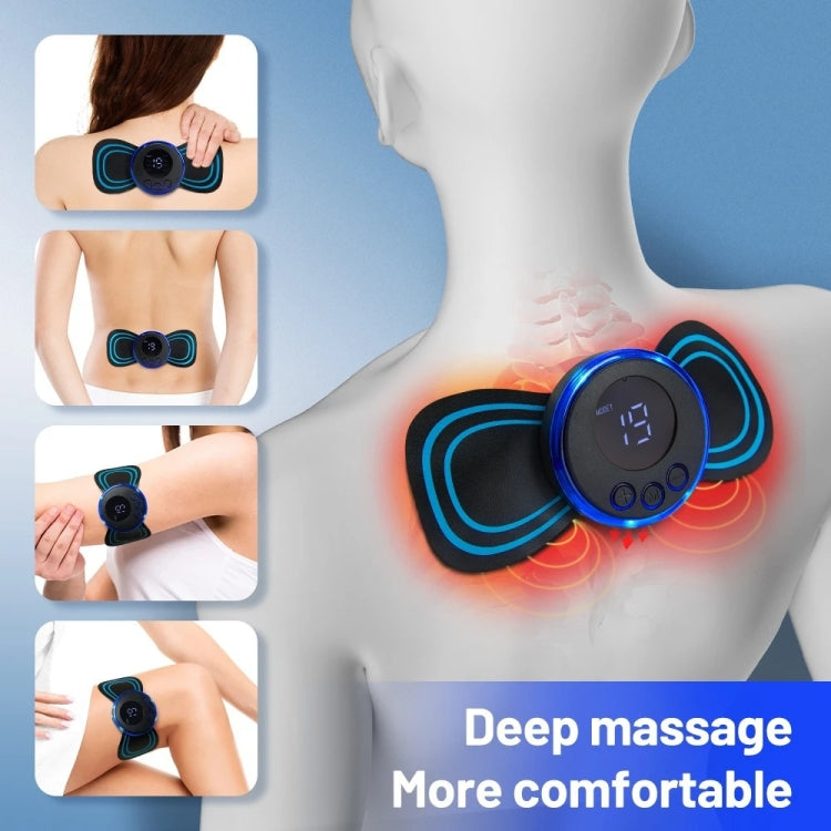 SC-195B Mini Cervical Massage Stickers EMS Pulse Meridian Therapy Instrument, Spec: 2-In-1 Upgrade Jack - free shipping - PMC TechLife - Order now!