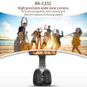 360 Degree Intelligent Follow Live Video Recording Desktop Stabilizer(Black)