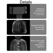 360 Degree Intelligent Follow Live Video Recording Desktop Stabilizer(Black)