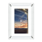 5 Inch HD Digital Photo Frame Crystal Advertising Player 1080P Motion Video Picture Display Player(US Plug)