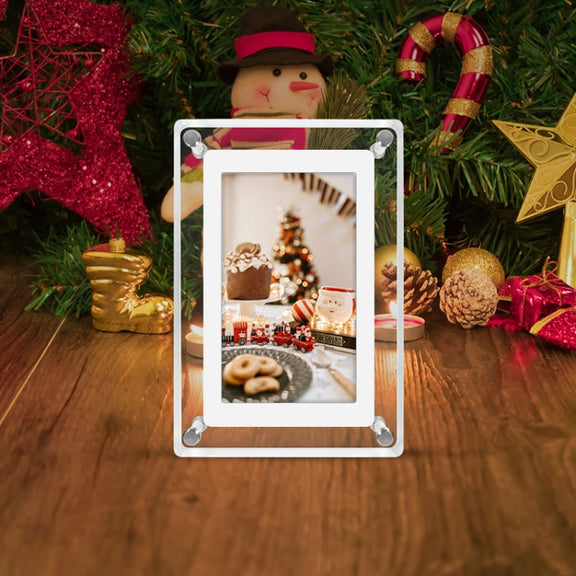 5 Inch HD Digital Photo Frame Crystal Advertising Player 1080P Motion Video Picture Display Player(US Plug)