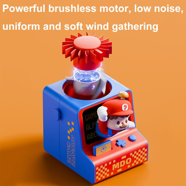 Cartoon Game Console Shape USB Charging Portable Bladeless Halter Fan(Panda Boxer) - Electric Fans by PMC TechLife | Online Shopping South Africa | PMC TechLife | Buy Now Pay Later Mobicred