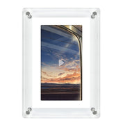 7 Inch Acrylic HD Digital Photo Frame Desktop Smart Motion Video Player Ornament(UK Plug)