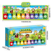 110x36cm Children Piano Mat Footsteps Music Dancing Blanket Parent-Child Multifunctional Game Blanket