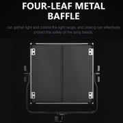 Pixel K80 RGB 45W 2600-10000K 552 LEDs Photography Fill Light Panel Lamp With LCD Display,US Plug Standard Set