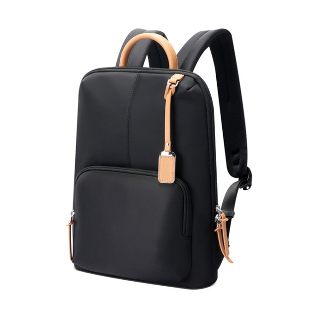 Bopai 62-126521 14-inch Laptop Thin and Light Business Water-resistant Backpack(Black)
