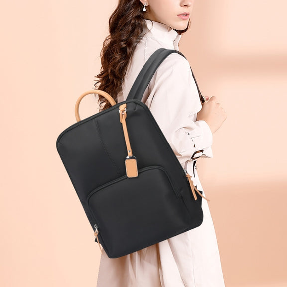 Bopai 62-126521 14-inch Laptop Thin and Light Business Water-resistant Backpack(Black)