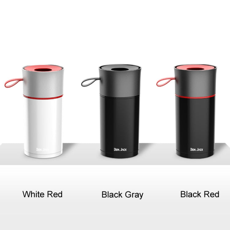 BEN.JACK Cylindrical Car Water Cup Holder Tissue Box(Black Gray) - Stowing Tidying by BEN.JACK | Online Shopping South Africa | PMC TechLife | Buy Now Pay Later Mobicred