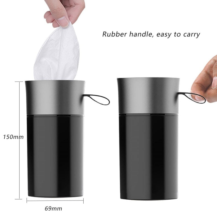 BEN.JACK Cylindrical Car Water Cup Holder Tissue Box(Black Gray) - Stowing Tidying by BEN.JACK | Online Shopping South Africa | PMC TechLife | Buy Now Pay Later Mobicred