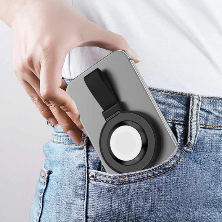 3 In 1 Magnetic Wireless Charger Mobile Phone Ring Holder(Black) - Wireless Charger by PMC Jewellery | Online Shopping South Africa | PMC Jewellery | Buy Now Pay Later Mobicred