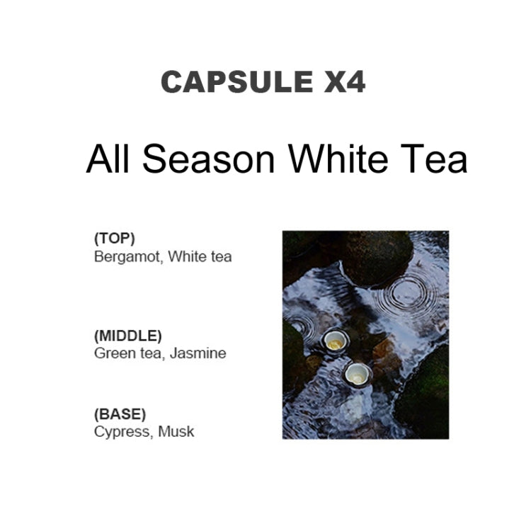 BEN.JACK 4pcs /Set Coffee Cup Air Outlet Aromatherapy Refill Tablets(All Season White Tea) - Air Freshener by BEN.JACK | Online Shopping South Africa | PMC Jewellery | Buy Now Pay Later Mobicred
