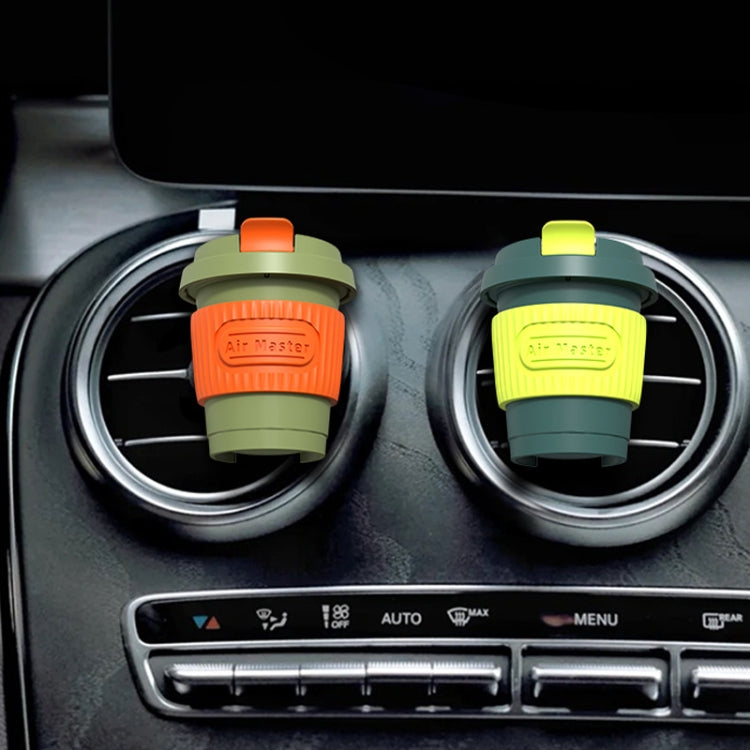 BEN.JACK 4pcs /Set Coffee Cup Air Outlet Aromatherapy Refill Tablets(All Season White Tea) - Air Freshener by BEN.JACK | Online Shopping South Africa | PMC Jewellery | Buy Now Pay Later Mobicred