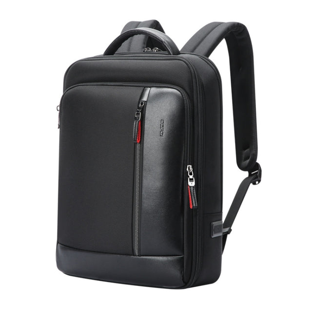 Bopai 751-006641A Large Capacity Anti-theft Water-resistant Laptop Business Backpack(Black)