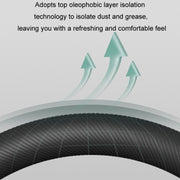 BEN.JACK Car Anti-slip Sweat-absorbent Liquid Silicone Steering Wheel Cover(Beige)