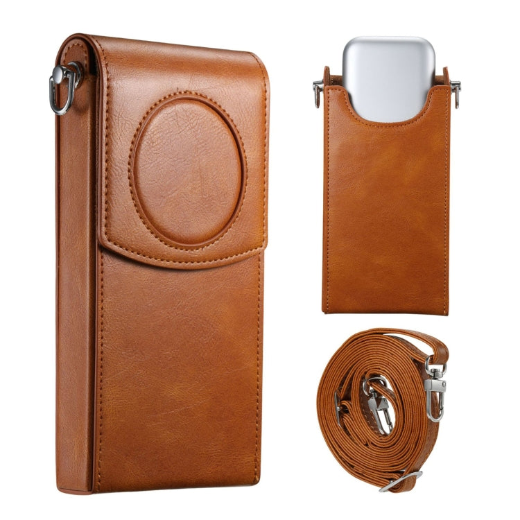 For Apple Vision Pro Power Organizer Case Carrying Bag(Brown) - VR Accessories by PMC TechLife | Online Shopping South Africa | PMC TechLife | Buy Now Pay Later Mobicred