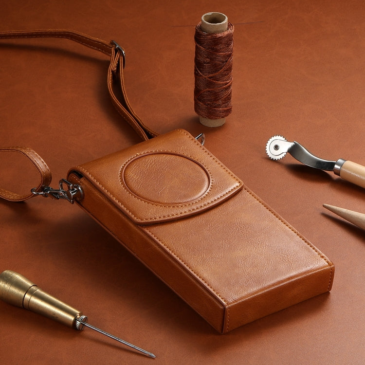 For Apple Vision Pro Power Organizer Case Carrying Bag(Brown) - VR Accessories by PMC TechLife | Online Shopping South Africa | PMC TechLife | Buy Now Pay Later Mobicred