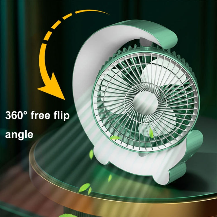 F11 USB Charging Cool Marquee Desktop Portable Fan(Mint Green)