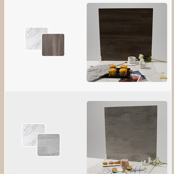 2pcs 60cm Double-Sided Background Board + 7pcs Backdrop Paper Photography Props Set, Spec: Set 2