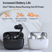 Hishell Y113 Smart Voice Translator Earphone Wireless Earbuds Real Time Instant Online 40 Languages Translate Earphone(Black)
