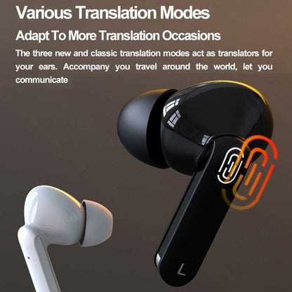 Hishell Y113 Smart Voice Translator Earphone Wireless Earbuds Real Time Instant Online 40 Languages Translate Earphone(Black) - free shipping - PMC Jewellery - Order now!