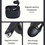 Hishell Y113 Smart Voice Translator Earphone Wireless Earbuds Real Time Instant Online 40 Languages Translate Earphone(Black)