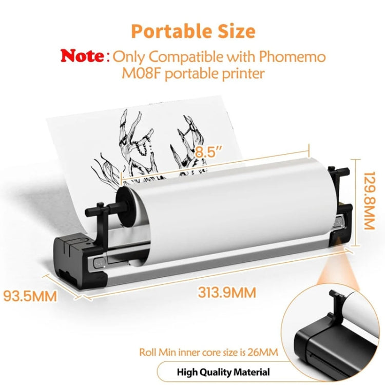 Phomemo M08F Printer Holder For Letter Rolls Thermal Paper