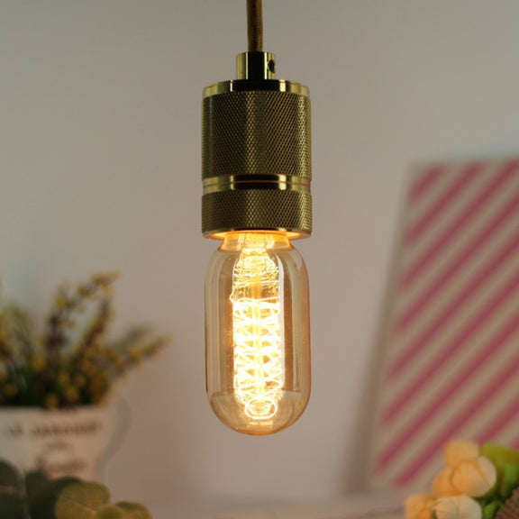 4pcs /Box T45 LED Lamp Fixture Illuminator Vintage Lights, Power: 220V 40W(Spiral Gold)