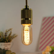 4pcs /Box T45 LED Lamp Fixture Illuminator Vintage Lights, Power: 120V 25W(Spiral Gold)