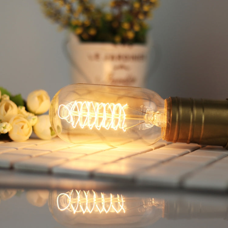 4pcs /Box T45 LED Lamp Fixture Illuminator Vintage Lights, Power: 120V 25W(Spiral Gold) - LED Blubs & Tubes by PMc TechLife | Online Shopping South Africa | PMc TechLife | Buy Now Pay Later Mobicred
