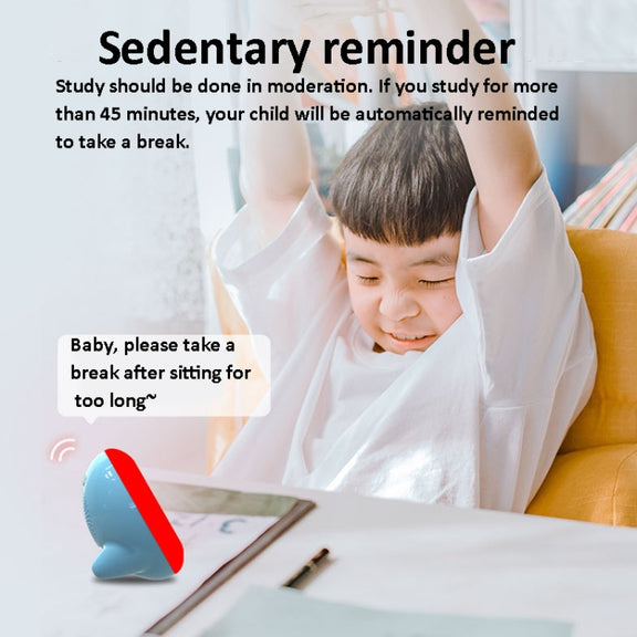 Multifunctional Alarm Clock Time Management Sitting Correction Reminder(White)