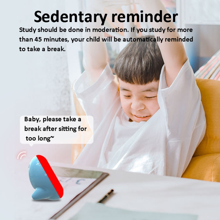 Multifunctional Alarm Clock Time Management Sitting Correction Reminder(White)