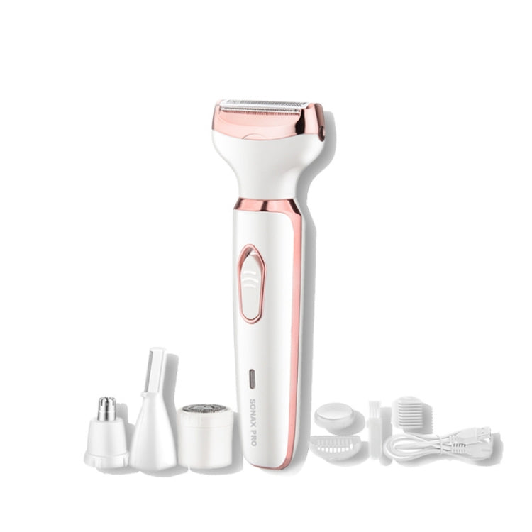 SONAX PRO SN-8666  4-in-1 Ladies Shaving Washable Rechargeable Hair Removal Device(White) - free shipping - PMC Jewellery - Order now!