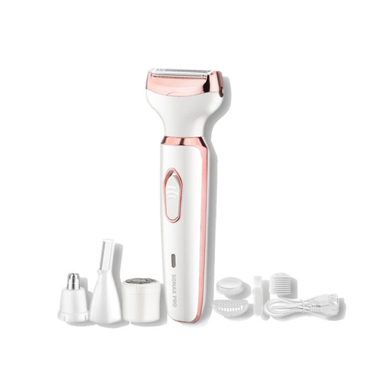 SONAX PRO SN-8666  4-in-1 Ladies Shaving Washable Rechargeable Hair Removal Device(White) - free shipping - PMC Jewellery - Order now!