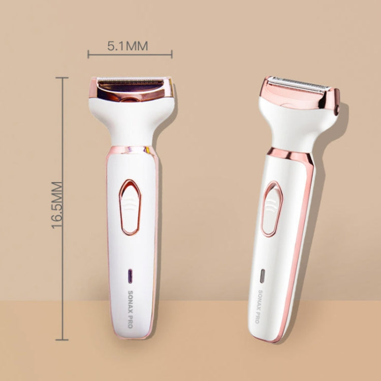 SONAX PRO SN-8666  4-in-1 Ladies Shaving Washable Rechargeable Hair Removal Device(White) - free shipping - PMC Jewellery - Order now!
