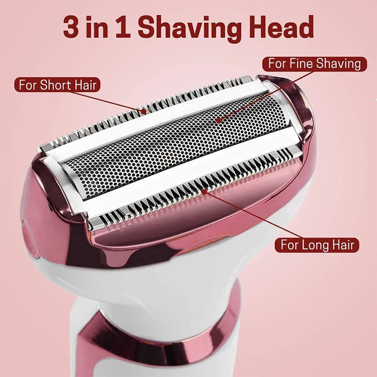 SONAX PRO SN-8666  4-in-1 Ladies Shaving Washable Rechargeable Hair Removal Device(White) - free shipping - PMC Jewellery - Order now!