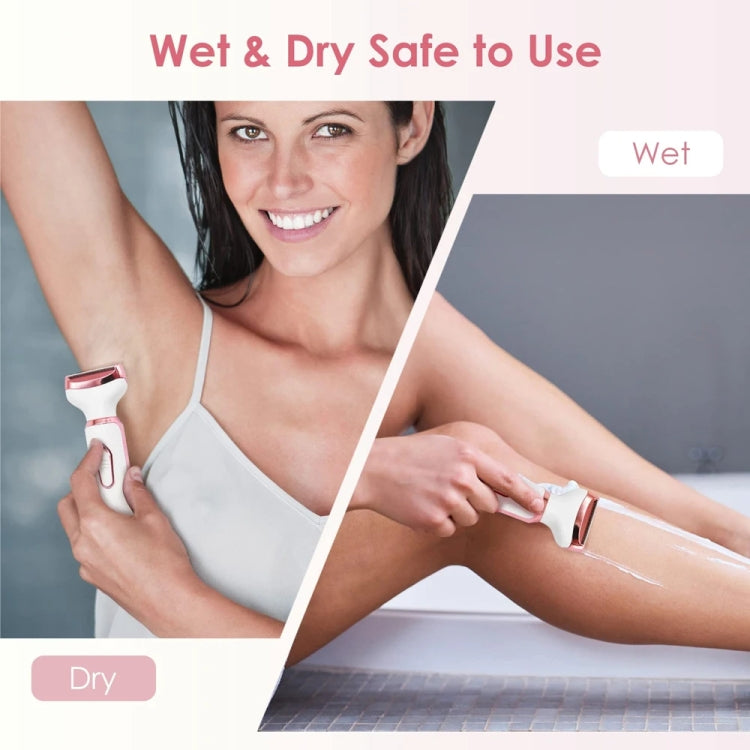 SONAX PRO SN-8666  4-in-1 Ladies Shaving Washable Rechargeable Hair Removal Device(White) - free shipping - PMC Jewellery - Order now!