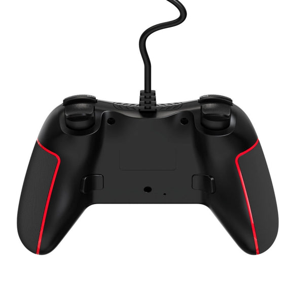 For Switch / PC USB Wired Gamepad With Vibration And Burst Function(White)