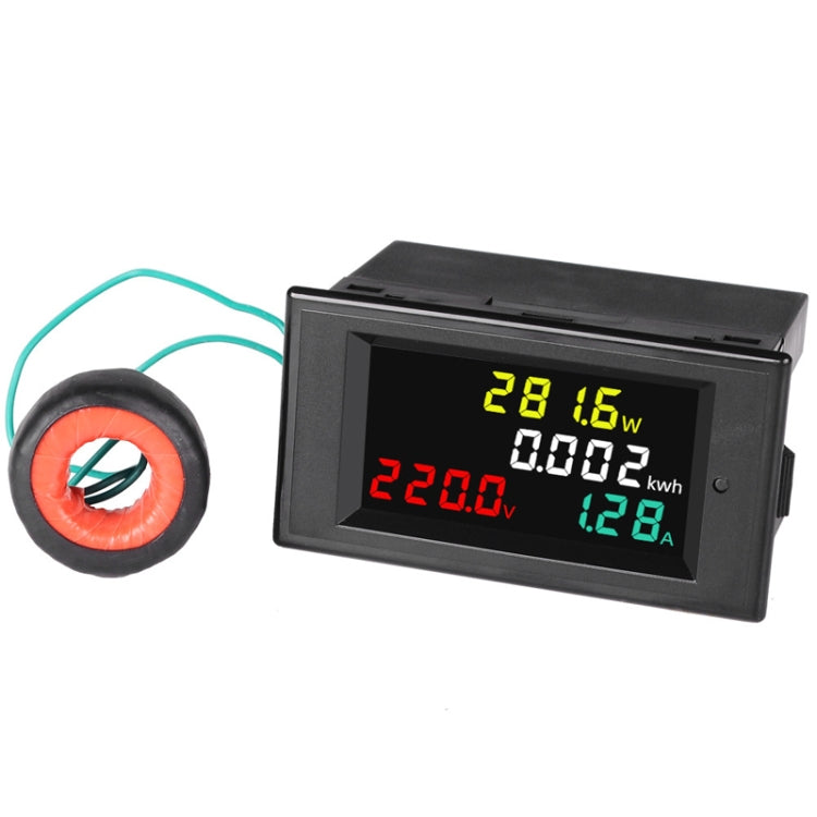 SINOTIMER SPM002 Liquid Crystals AC Digital Voltage And Current Meter Power Monitor, Specification: AC200-450V 100A