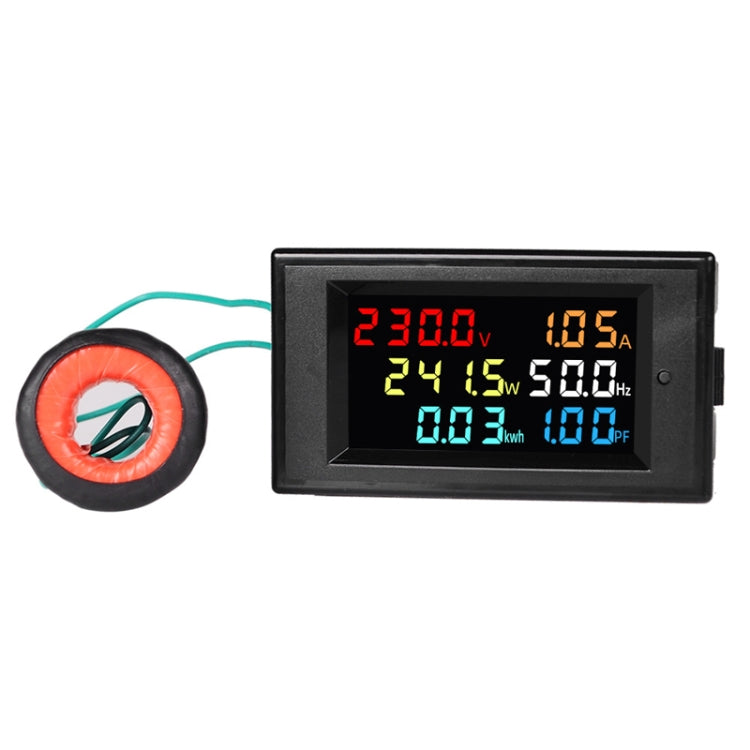 SINOTIMER SPM003 AC LED Digital Voltmeter Frequency Factors Meter Power Monitor, Specification: AC80-300V 100A - Current & Voltage Tester by SINOTIMER | Online Shopping South Africa | PMC TechLife | Buy Now Pay Later Mobicred