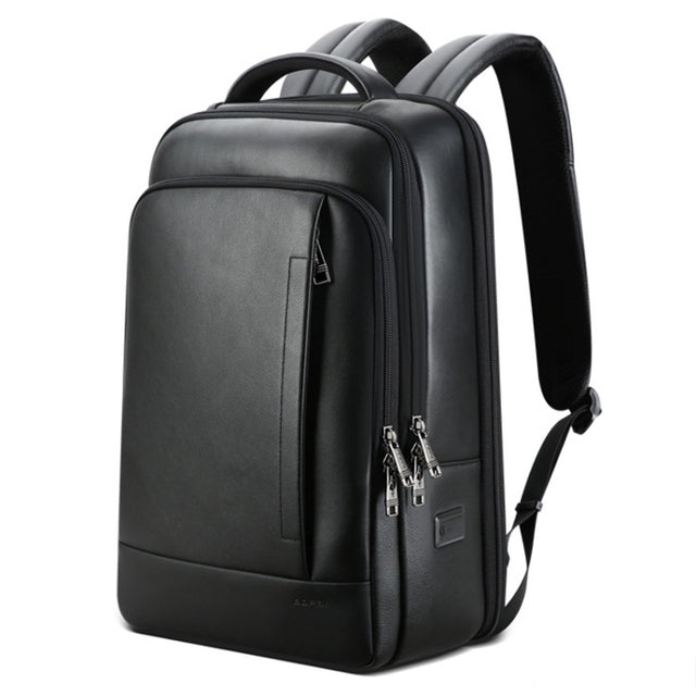 Bopai Large-Capacity Water-resistant Business Laptop Backpack With USB+Type-C Port, Color: Black