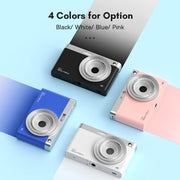 50 MP HD Camera 4K Video Retro Vlog Self-Shooting Camera(Black)