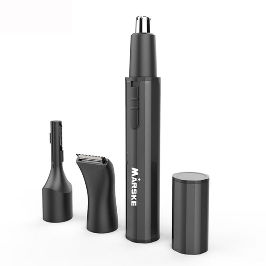 MARSKE  MS-7111 3 In 1 Electric Nose Hair Trimmer Type-C Rechargeable Grooming Instrument(Black) - free shipping - PMC Jewellery - Order now!