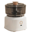 JRQ-01 Home Wireless Electric Meat Grinder Kitchen Garlic Pounder, Size: Electroplated Double-click(White) - free shipping - PMC TechLife - Order now!