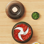 JRQ-01 Home Wireless Electric Meat Grinder Kitchen Garlic Pounder, Size: Long-press(Coffee)