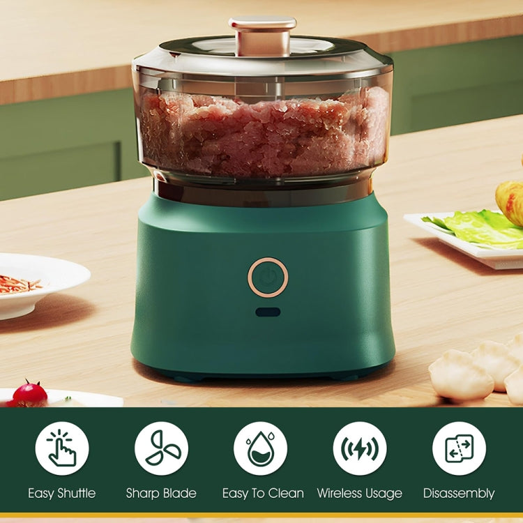 JRQ-01 Home Wireless Electric Meat Grinder Kitchen Garlic Pounder, Size: Long-press(Coffee) - free shipping - PMC TechLife - Order now!