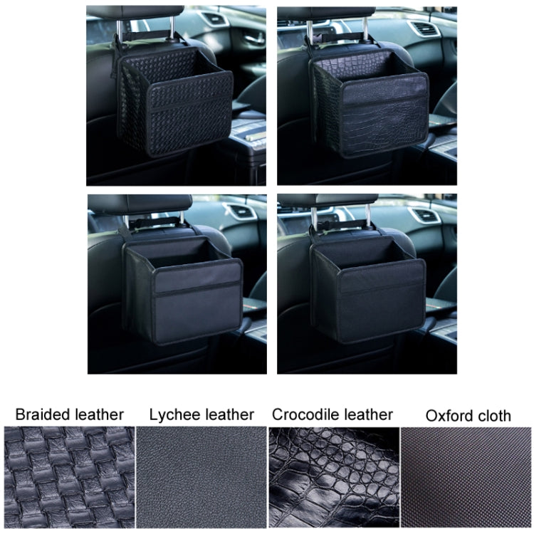 Car Hanging Garbage Bag Multifunctional Folding Storage Box, Model: H613 Litchi Pattern - Stowing Tidying by PMC TechLife | Online Shopping South Africa | PMC TechLife | Buy Now Pay Later Mobicred