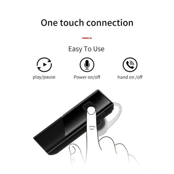 40 Languages Instant Real-Time Translation Smart Wireless BT5.0 Translation Earphone(Black)