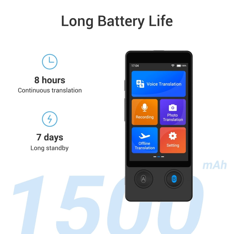 Hishell W12 144 Languages AI Voice Translator Smart Camera Translator Offline Dialogue Real-Time Mutual Translation(Black) - free shipping - PMC Jewellery - Order now!