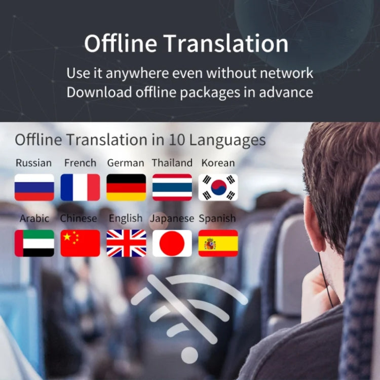 Hishell W12 144 Languages AI Voice Translator Smart Camera Translator Offline Dialogue Real-Time Mutual Translation(Black) - free shipping - PMC Jewellery - Order now!